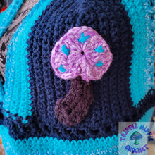 Load image into Gallery viewer, Blue Mushroom Lily Top