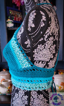 Load image into Gallery viewer, Teal Mushroom Lily Top