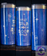 Load image into Gallery viewer, Blue Glitter 20oz Tumblers