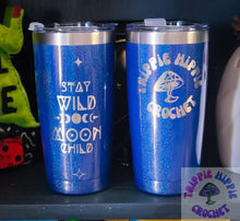Load image into Gallery viewer, Blue Glitter 20oz Tumblers