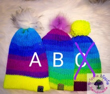 Load image into Gallery viewer, Parrot Stripe Knit Toques
