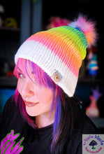 Load image into Gallery viewer, Retro Stripe "TIKTOK" Toque
